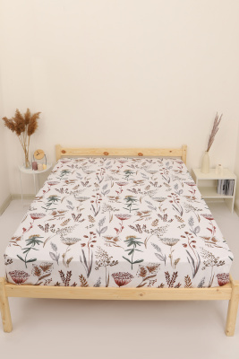 Простыня перкаль Французский шик-1 белый