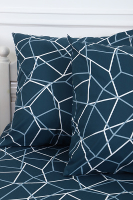 Наволочка перкаль Квест морская волна