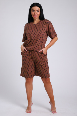 Костюм 52317 коричневый